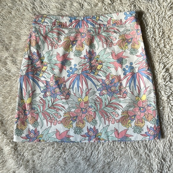 Talbots Skirt  Floral Straight  Mini Casual Preppy size 8 - Picture 2 of 16